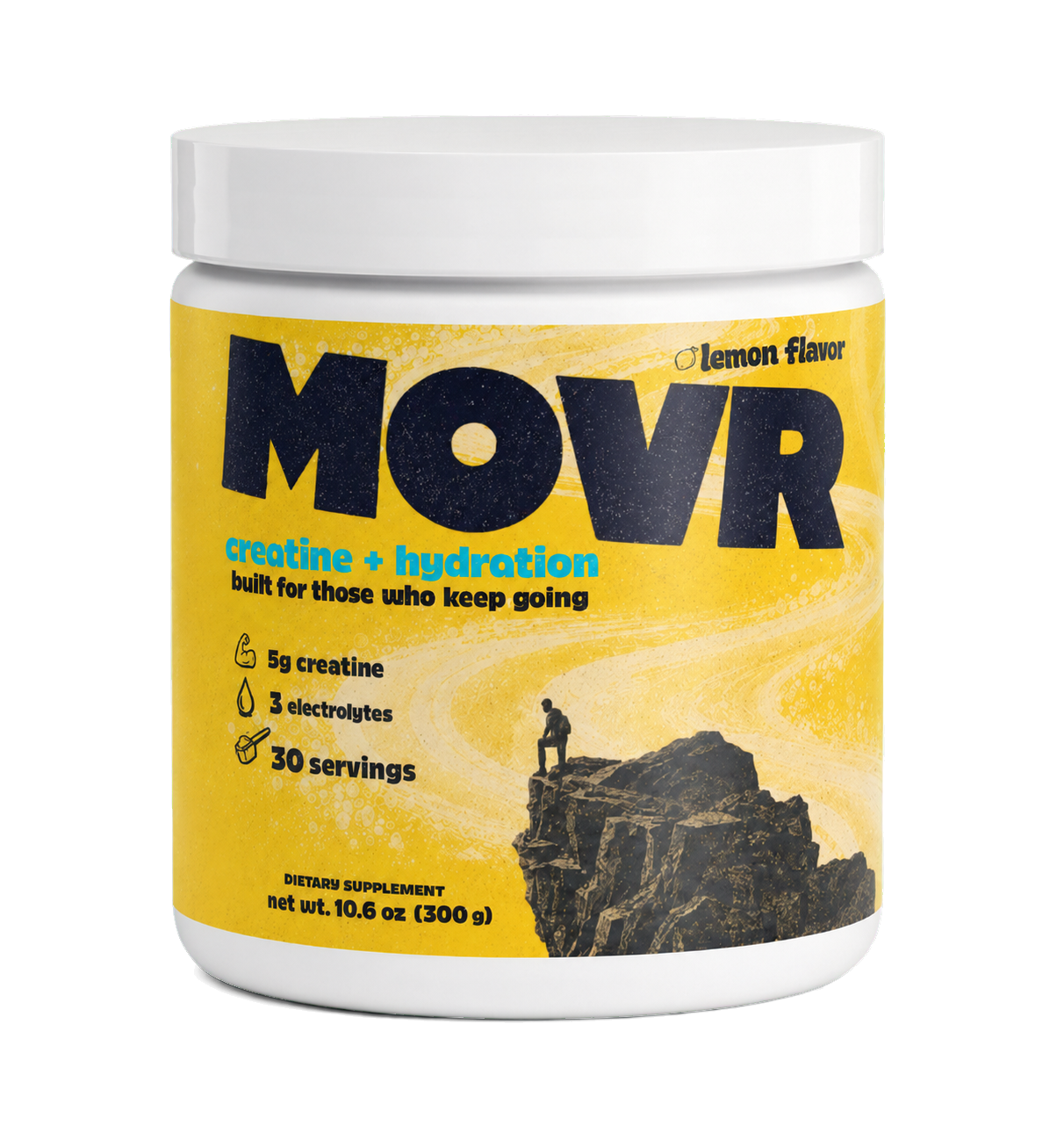 MOVR lemon creatine and hydration powder